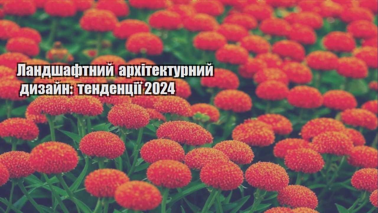 Ви зараз переглядаєте Ландшафтний архітектурний дизайн: тенденції 2024