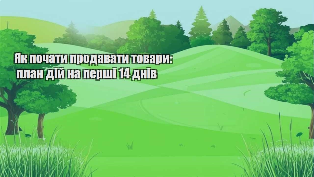 Детальніше про статтю Як почати продавати товари: план дій на перші 14 днів