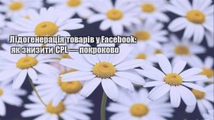 Детальніше про статтю Лідогенерація товарів у Facebook: як знизити CPL — покроково