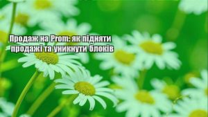 Детальніше про статтю Продаж на Prom: як підняти продажі та уникнути блоків