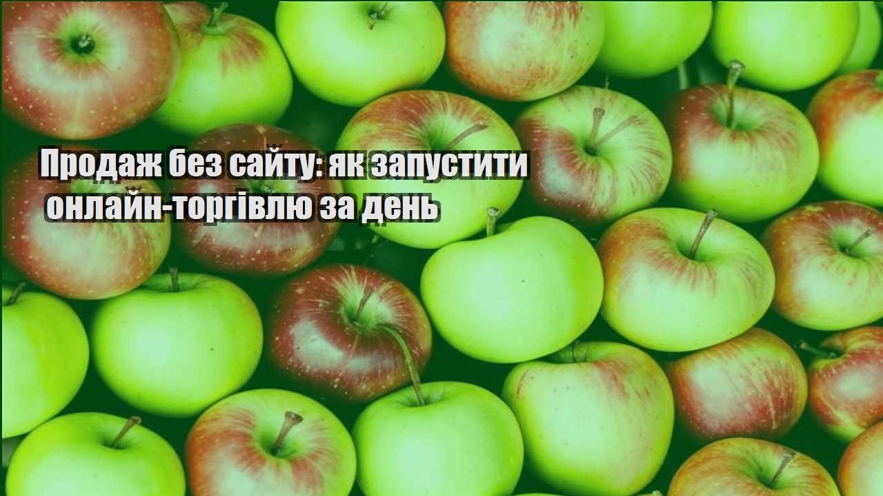 Детальніше про статтю Продаж без сайту: як запустити онлайн-торгівлю за день