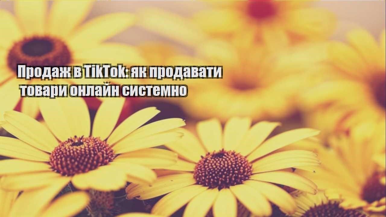 Детальніше про статтю Продаж в TikTok: як продавати товари онлайн системно