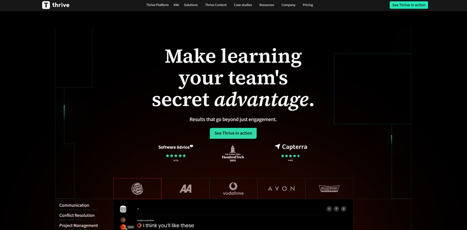 thrive learning vaemg